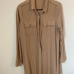 New Look Tan Lightweight Utility Jacket